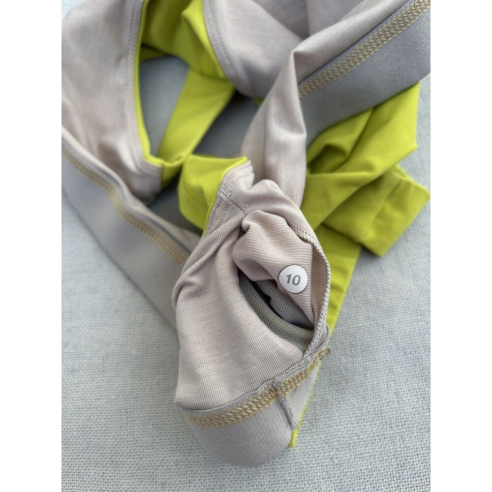 Lululemon neon yellow sports bra Size 10 - Picture 3 of 8